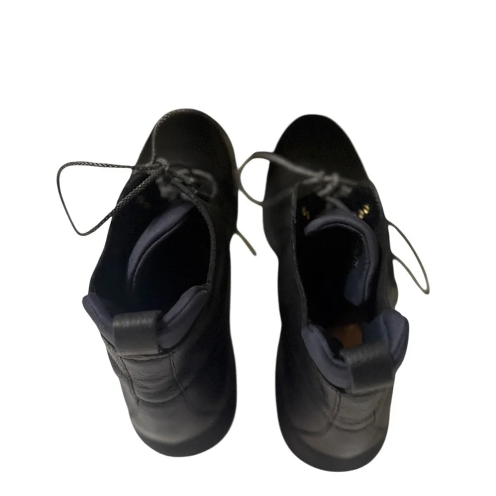 Cole Haan Black pure Leather Lace-Up Boots